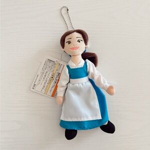 Tokyo Disney beauty and the beast BELLE plush keychain n